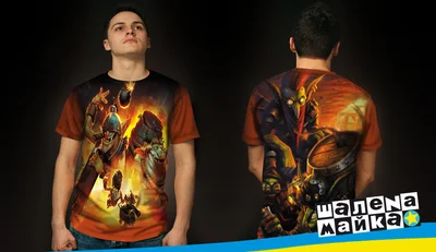 Футболки с полной запечаткой: dota2 techies
